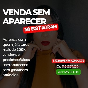 Venda Produtos Físicos no Automático Sem Aparecer e Sem Gastar com Anúncios Video Aulas (10,00 R$) thumbnail
