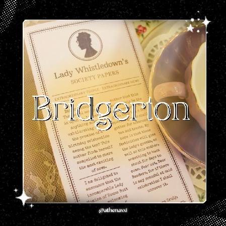 ☽ ๋࣭ ⭑| Bridgerton ~. thumbnail