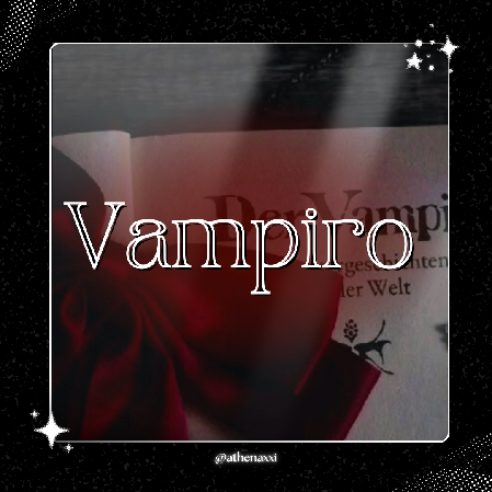 ☽ ๋࣭ ⭑| Vampiro ~. thumbnail
