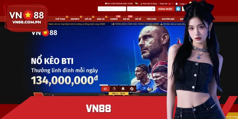 VN88 - Trang Chủ Chính Thức | Link Đăng Ký +88K Năm 2025 thumbnail
