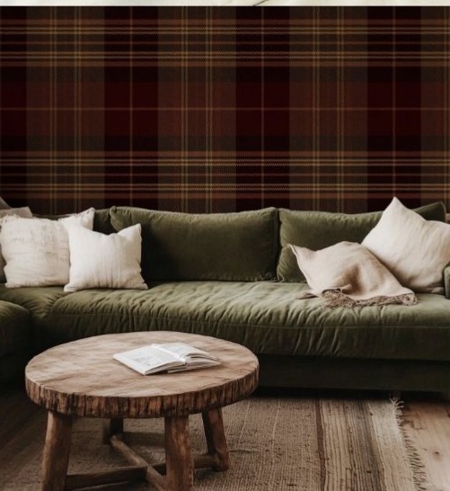 Quiet Luxury Cabin Lodge on Spoonflower thumbnail