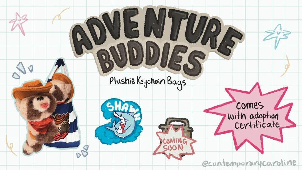 Adventure Buddies Plushie Keychains!! thumbnail