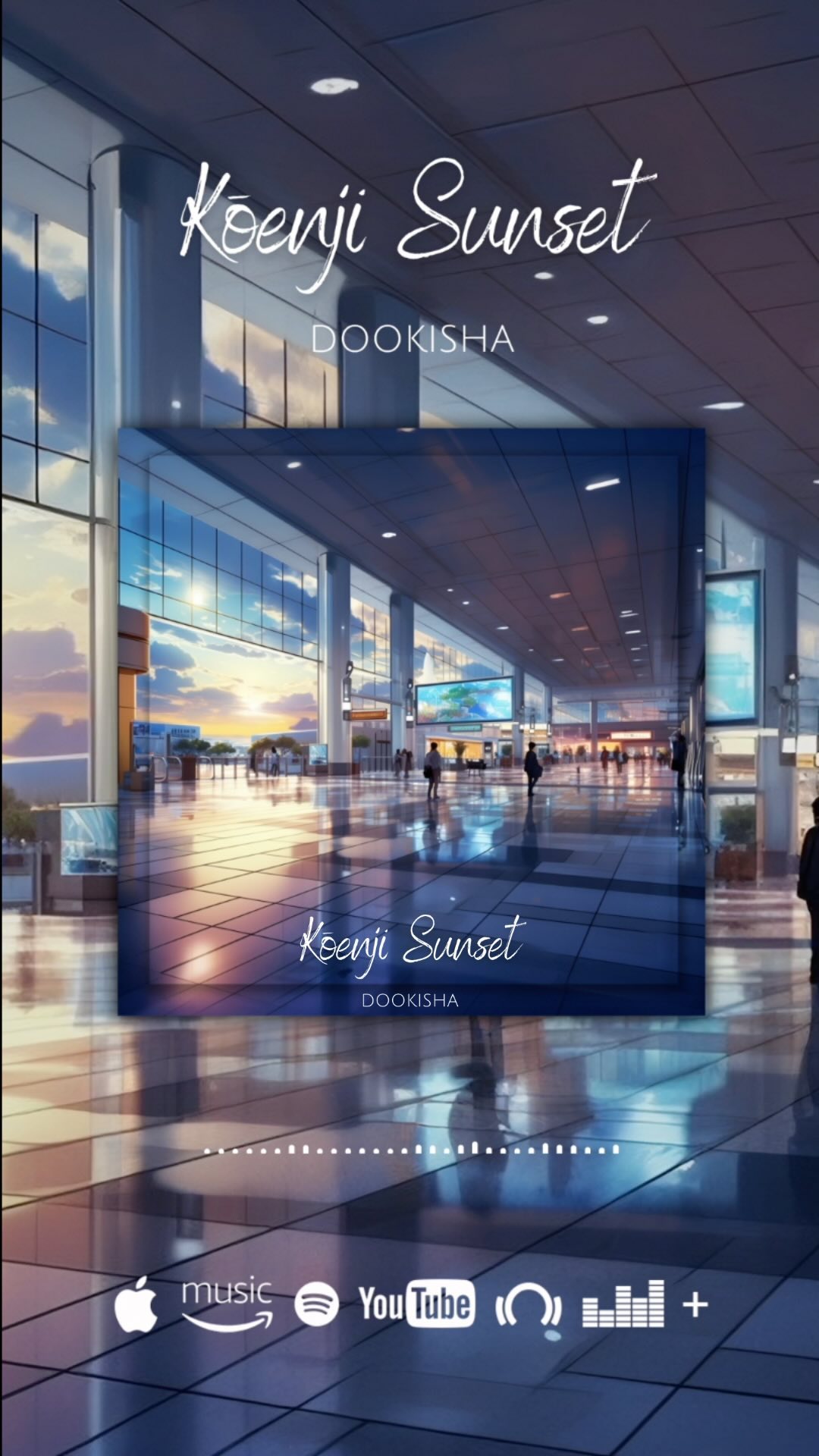 Kōenji Sunset is out on all the platforms with @soothingsoundwaverecords.

Link in Bio, and standard stuff ❤️

Done this