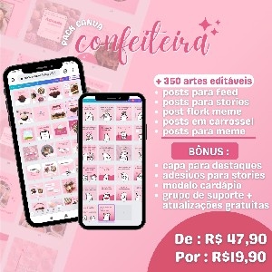 Pack Canva Confeitaria thumbnail