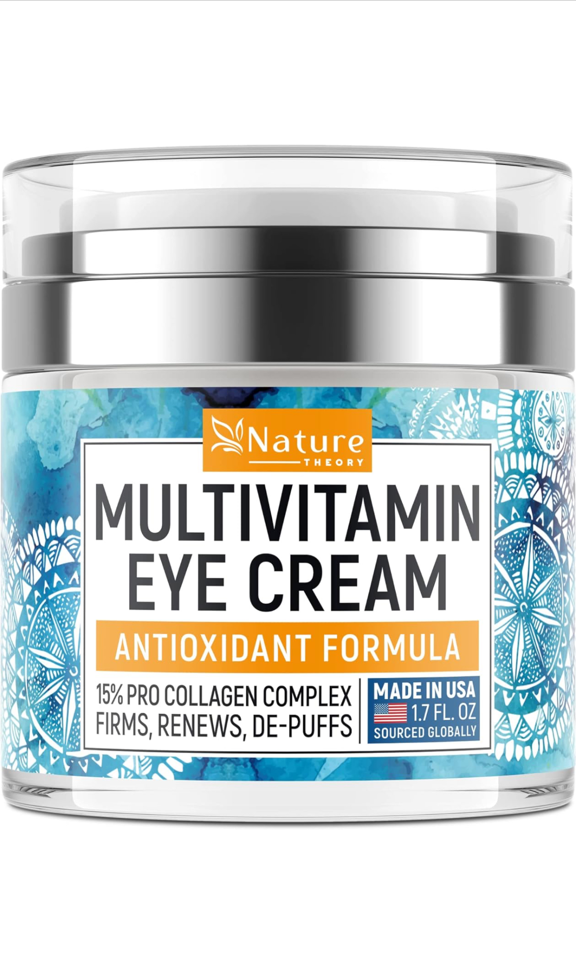 Nature Theory multivitamin eye cream thumbnail