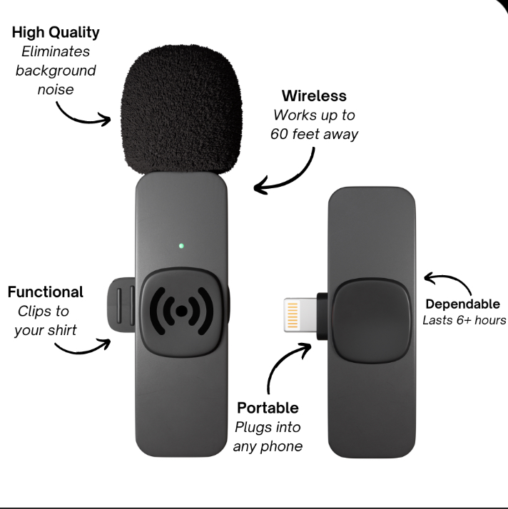 MicMeUp wireless mic (10% Off code: PATRICE) thumbnail