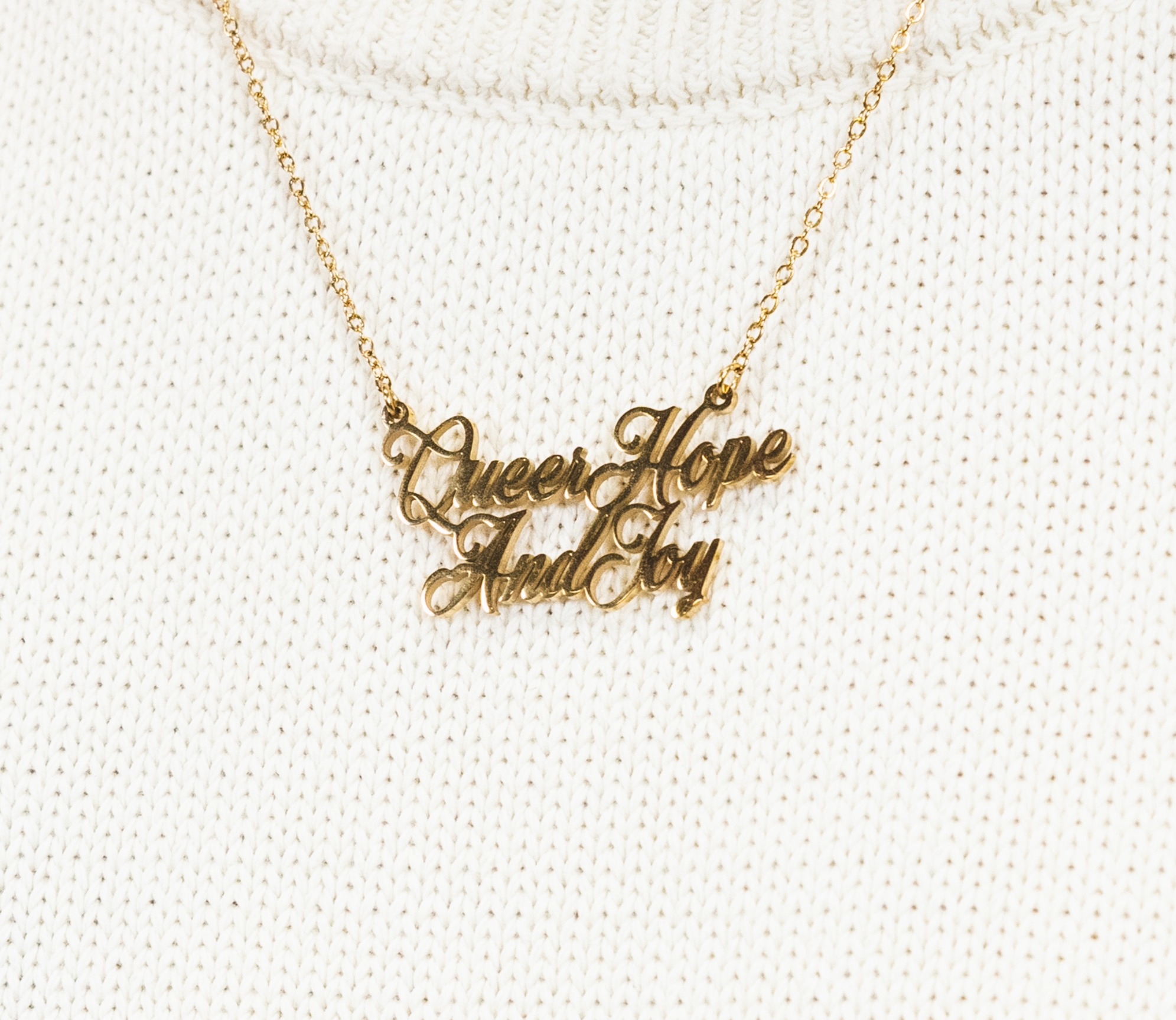 Get Your "Queer Hope & Joy" Necklace! π thumbnail