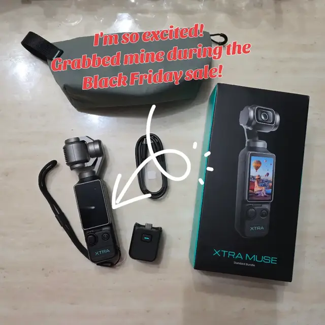 I've been playing with my new XTRA Muse and I'm loving it. If you interested in vlogging or content creation and you've 