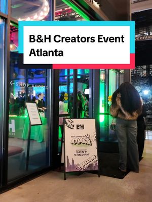 What a night! Had so much fun checking out the @Sony Alpha  ZV-E10. Shoutout to @B&H Photo Video and Pro Audio , @B&H Cr