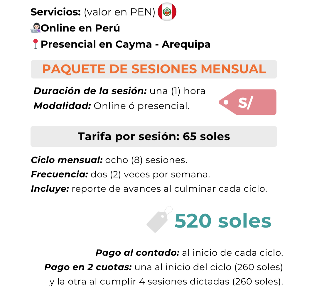 Valor Terapia: Ciclo Mensual (8 sesiones) thumbnail