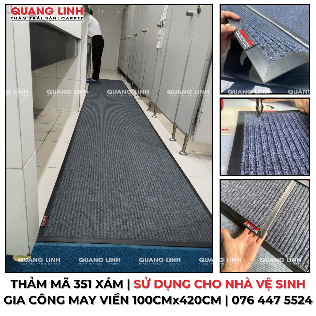 Thảm trải sàn chống trượt dành cho nhà bếp, khu sản xuất nhà tắm, bể bơi, nhà vệ sinh - Thảm trải sàn Quang Linh thumbnail