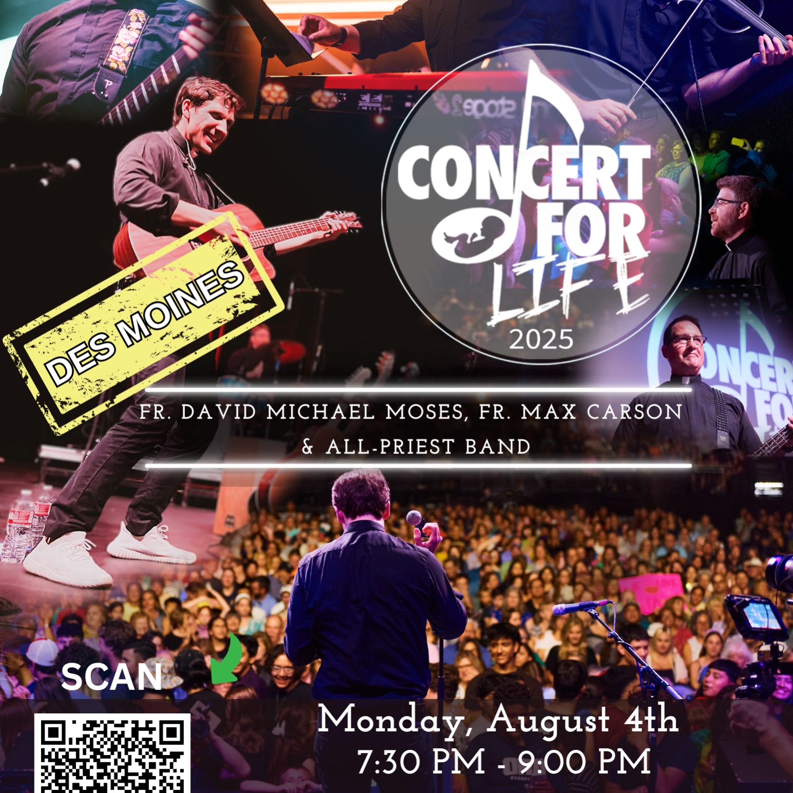 Concert for Life Tickets: Des Moines, IA  thumbnail