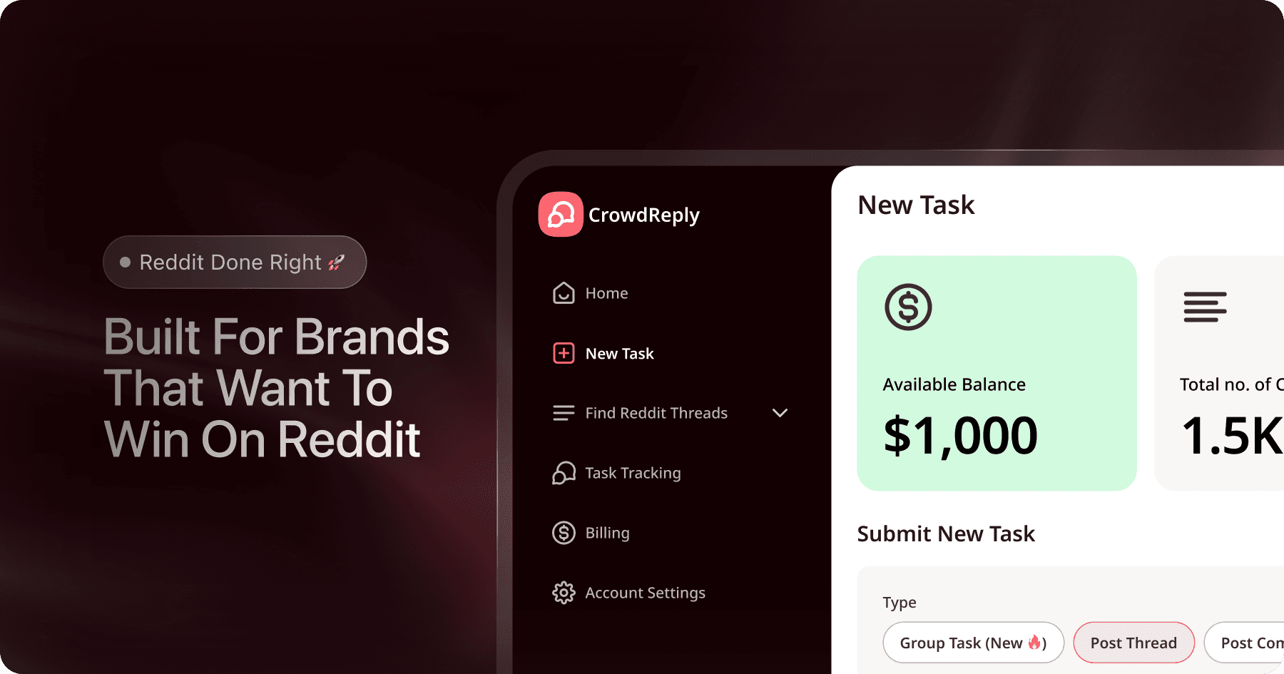 CrowdReply: All-in-One Reddit Marketing Platform thumbnail