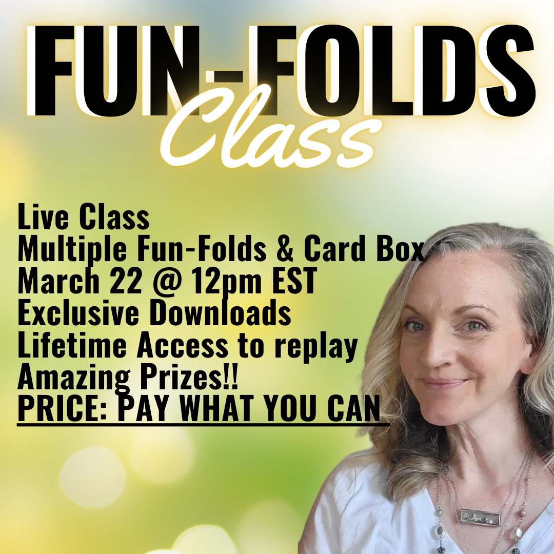 LIVE CLASS - Fun Folds March 22 @ 12pm EST thumbnail