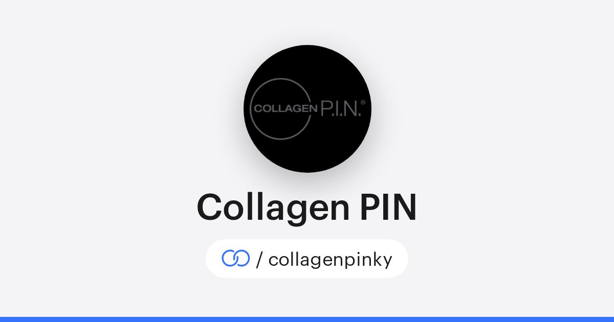 Collagen PIN on Solo.to thumbnail