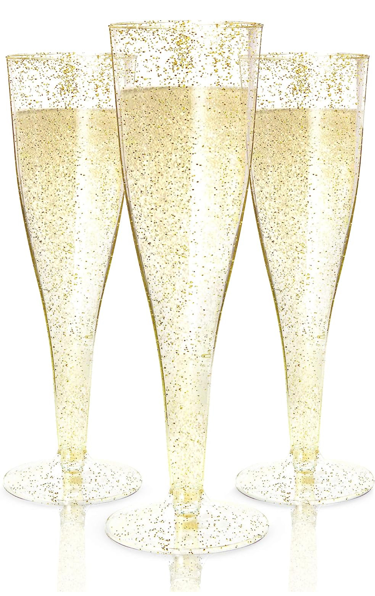 Glitter Disposable Champagne Flutes thumbnail