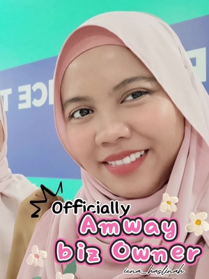 Macam tak percaya sebelum ni banyak kali je saya tolak pelawaan kawan dan husben utk buat AMWAY tapi hanya sekadar membe
