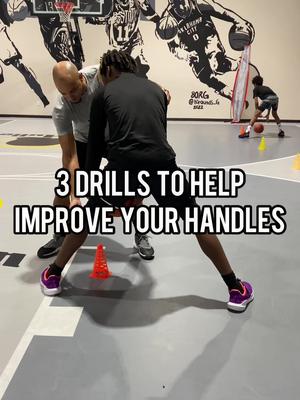 3 drills my trainer has me do to help improve my handles. . 1. Jab step between the legs cross over (down & back) 2. Jab