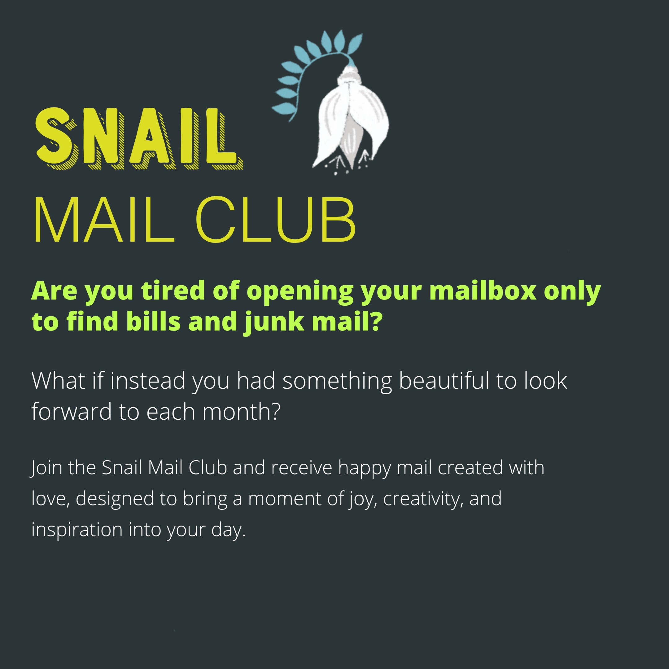 Snail Mail Club  - Art  Club thumbnail