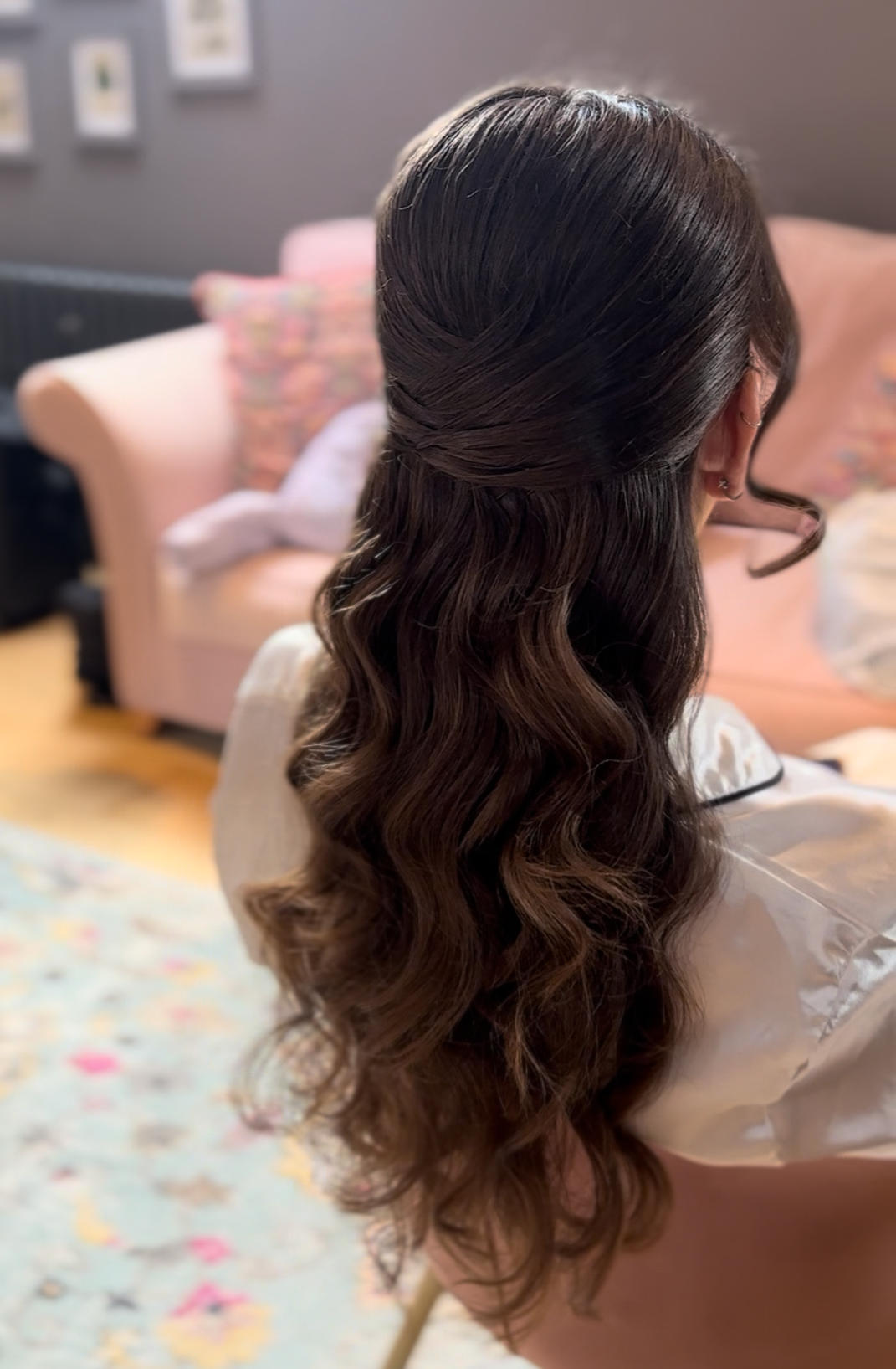 Bridal half up thumbnail