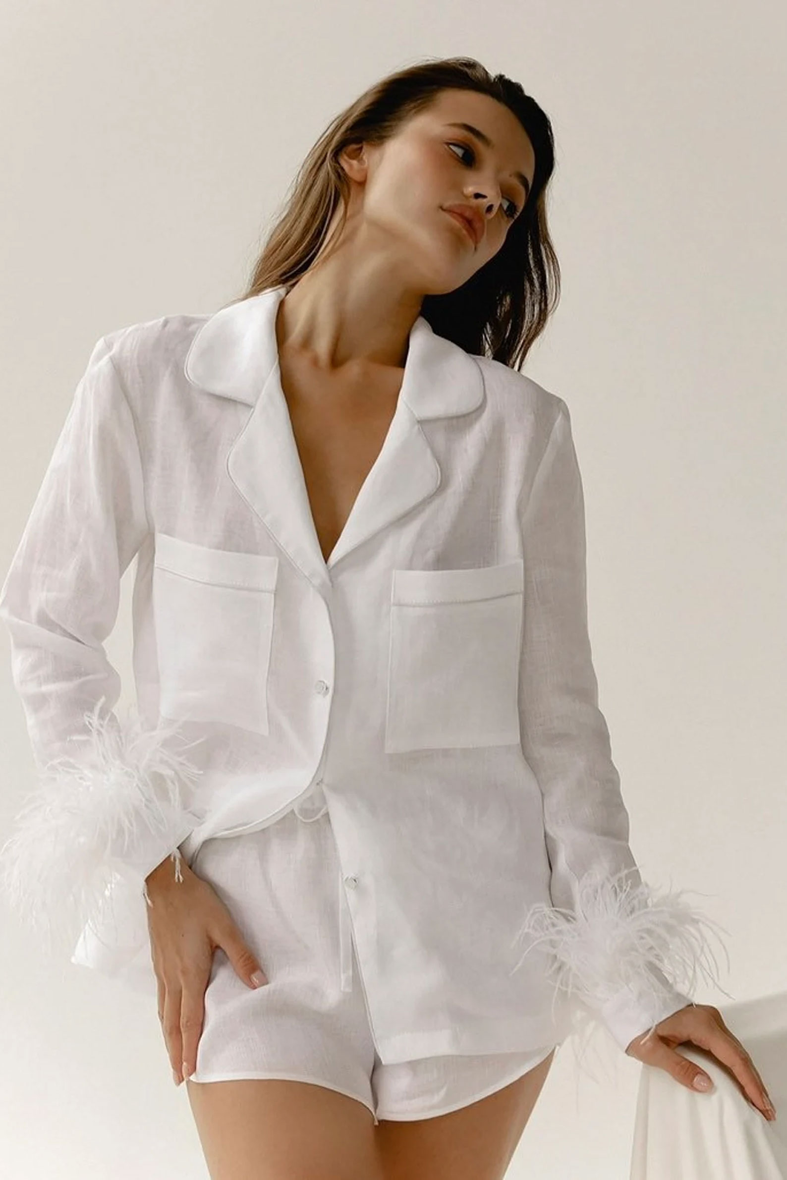 Bridal Pajamas to Wear Getting Ready on Your Wedding Morning thumbnail