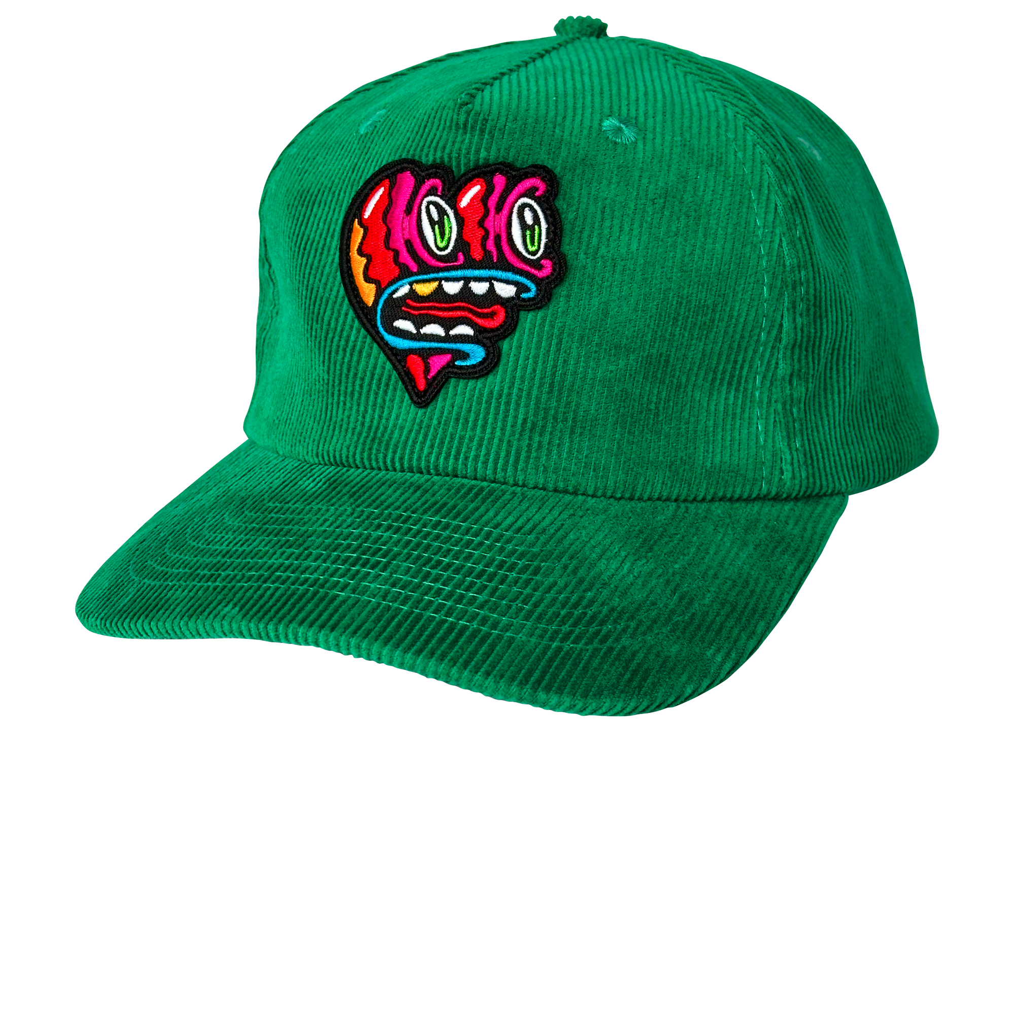 Limited Edition “BEATIE” Green Corduroy Cap thumbnail