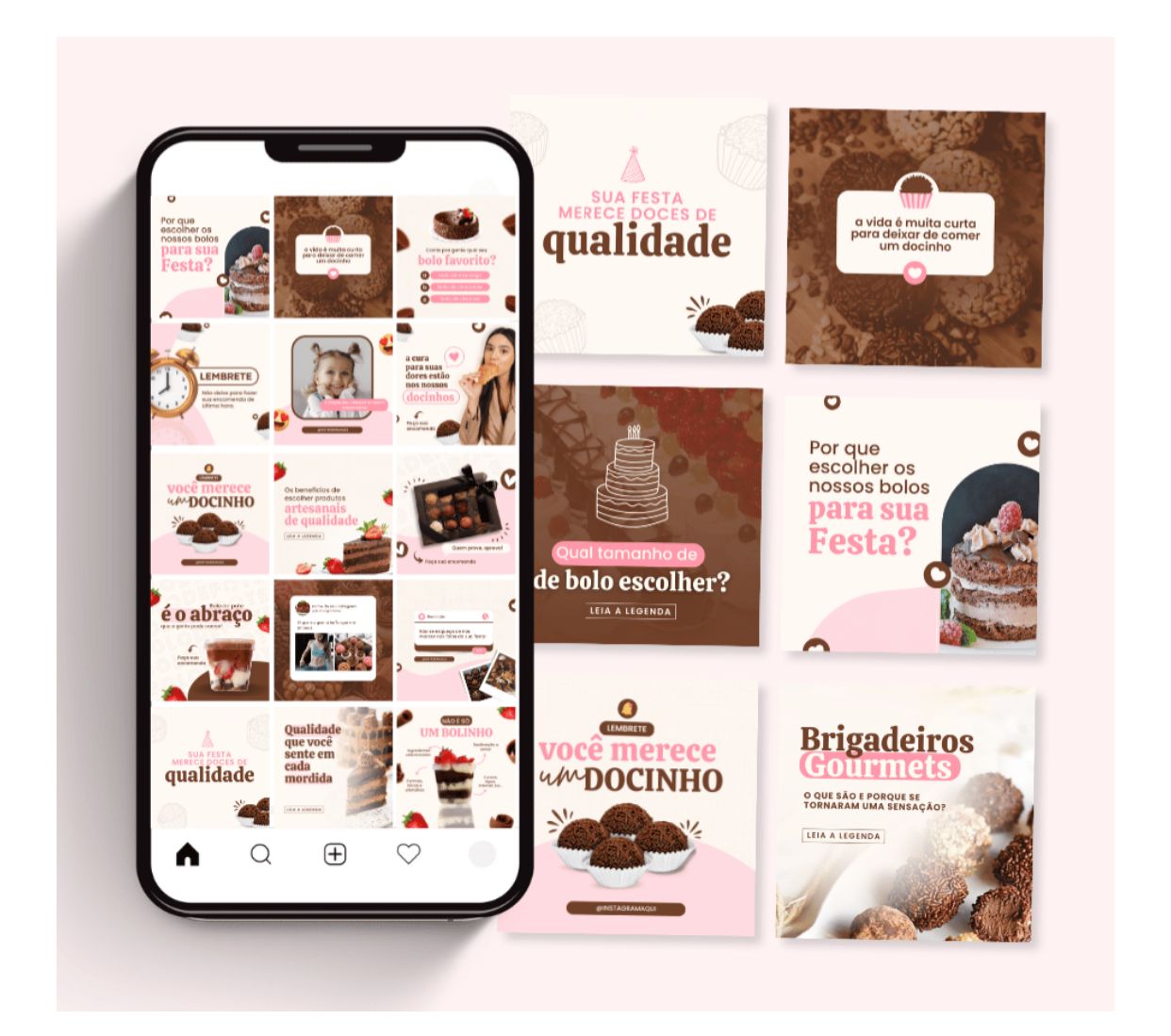 PACK CANVA - Tenha acesso a artes prontas e editáveis no canva para usar no seu perfil de Confeitaria thumbnail