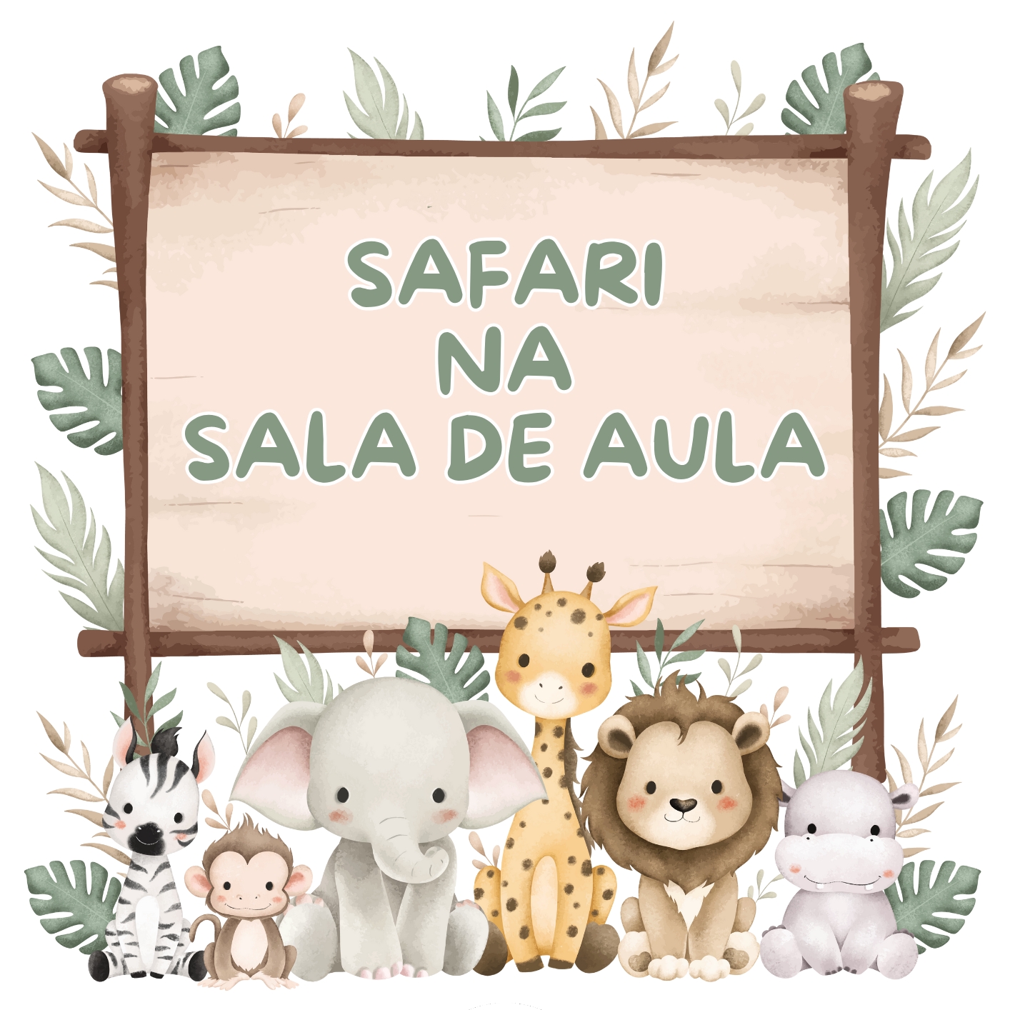 Painéis para Sala de Aula (Tema Safari) thumbnail