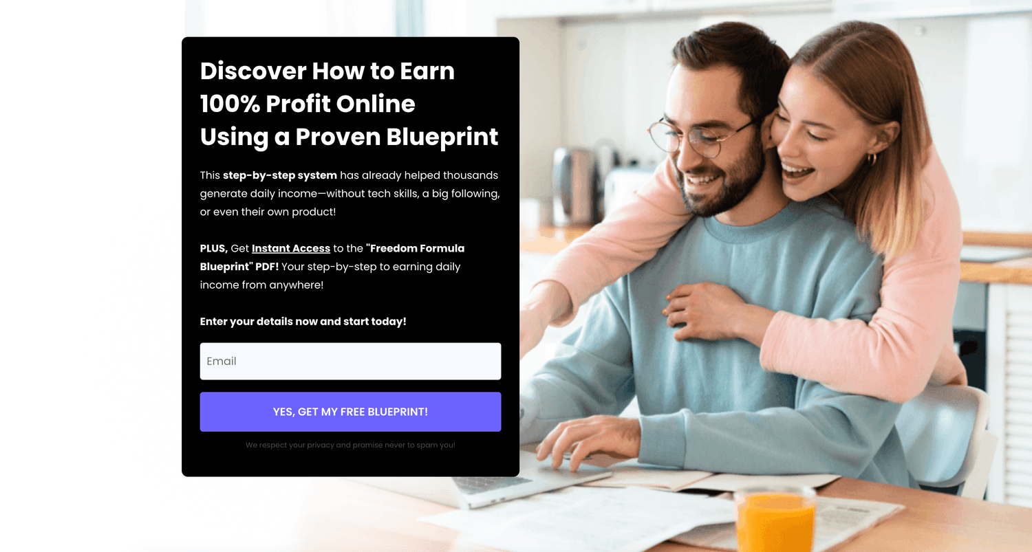 FREE Blueprint: Discover How to Earn 100% Profits Online! thumbnail