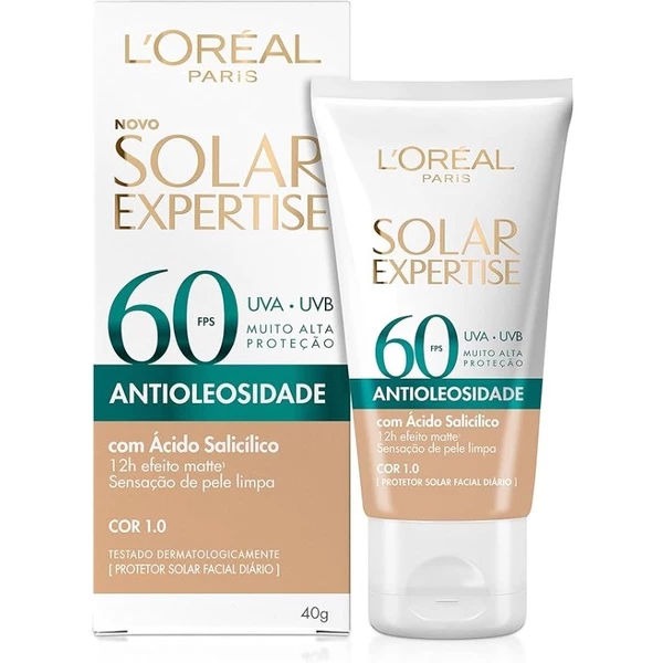 Protetor Solar Facial L'Oréal Paris Solar Expertise Antioleosidade Fps60  thumbnail