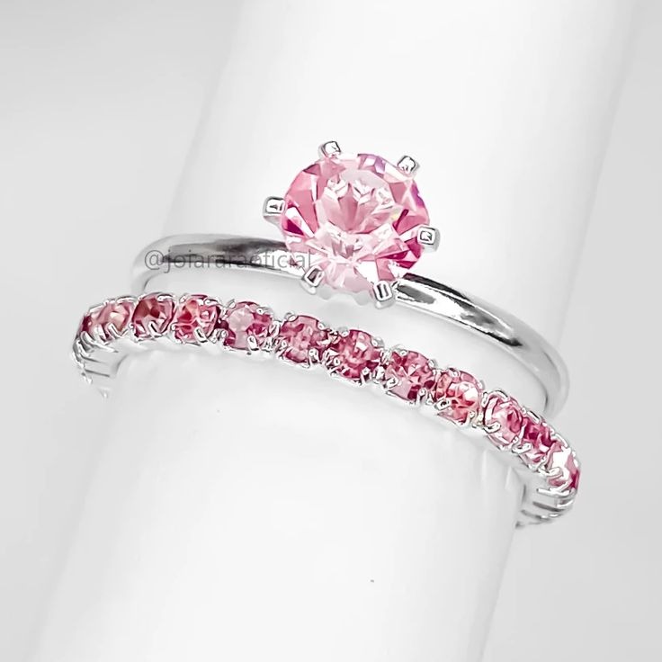 Kit com dois anéis solitário e aparador 💍 thumbnail