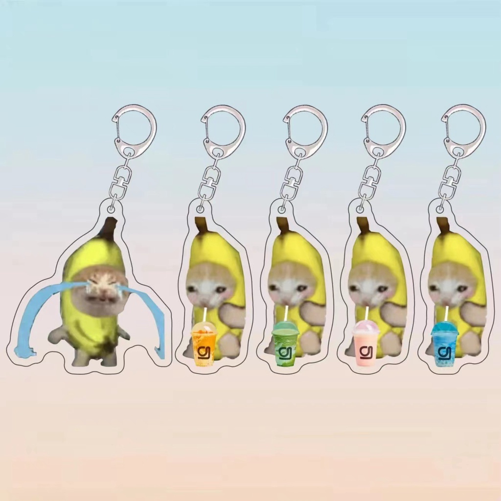 Chaveiro Banana Cat thumbnail