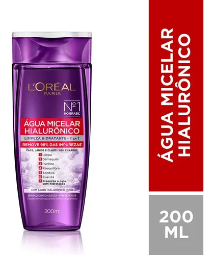 Água Micelar 7 Em 1 Hialurônico Puro L'oréal Paris thumbnail