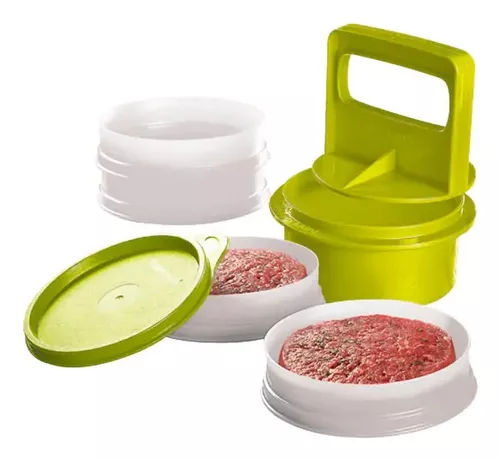 Tupperware Presto Burguer 4 Formas Modelador Prensador thumbnail