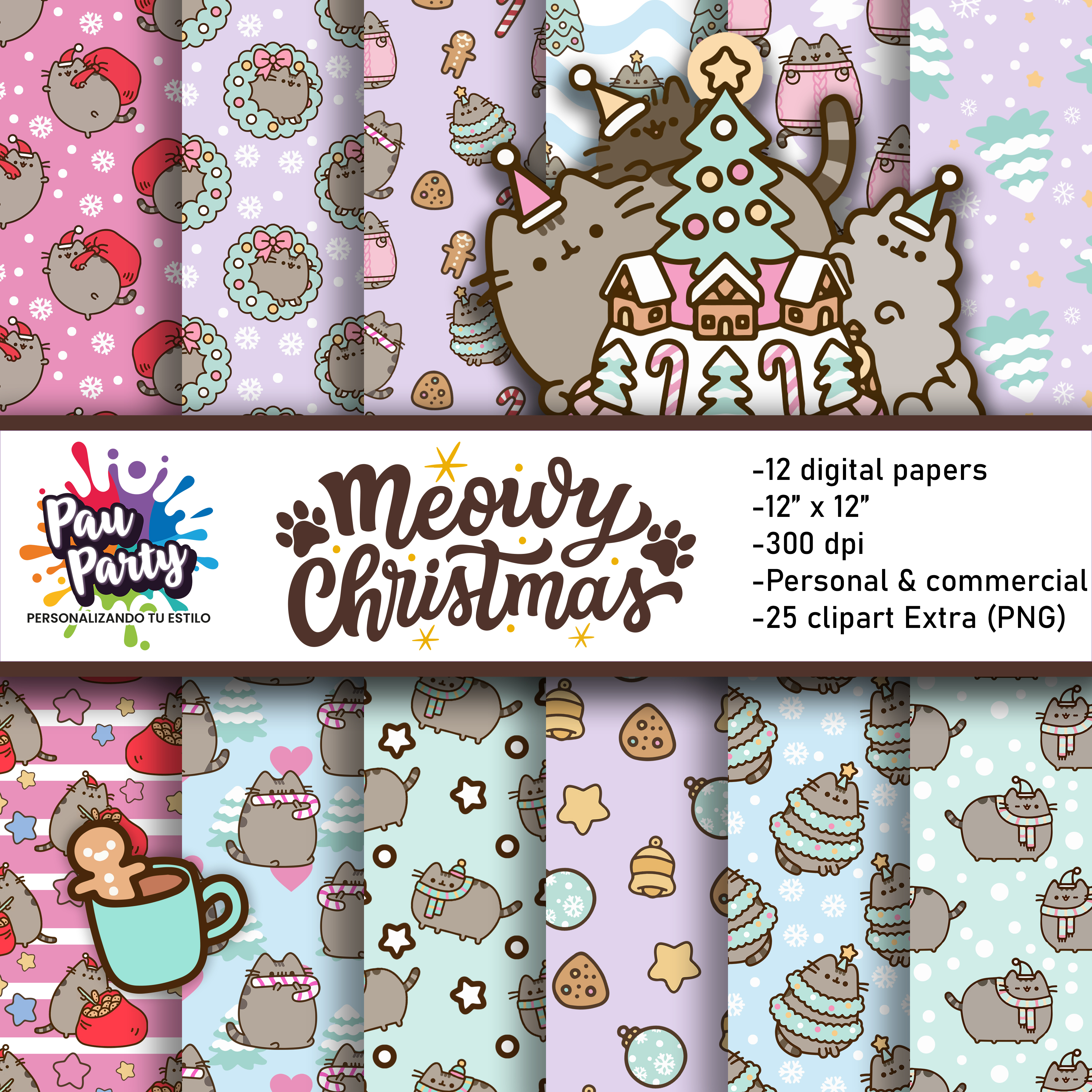 P. D. Pusheen Christmas thumbnail