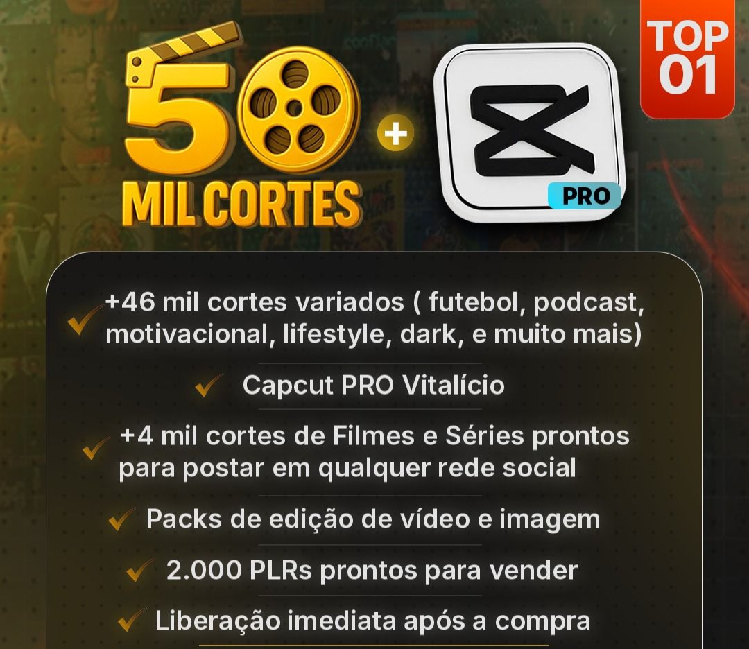 Pack viral + capcut pro vitalício thumbnail