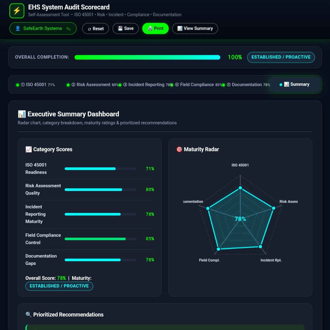 Free EHS System Audit Scorecard thumbnail