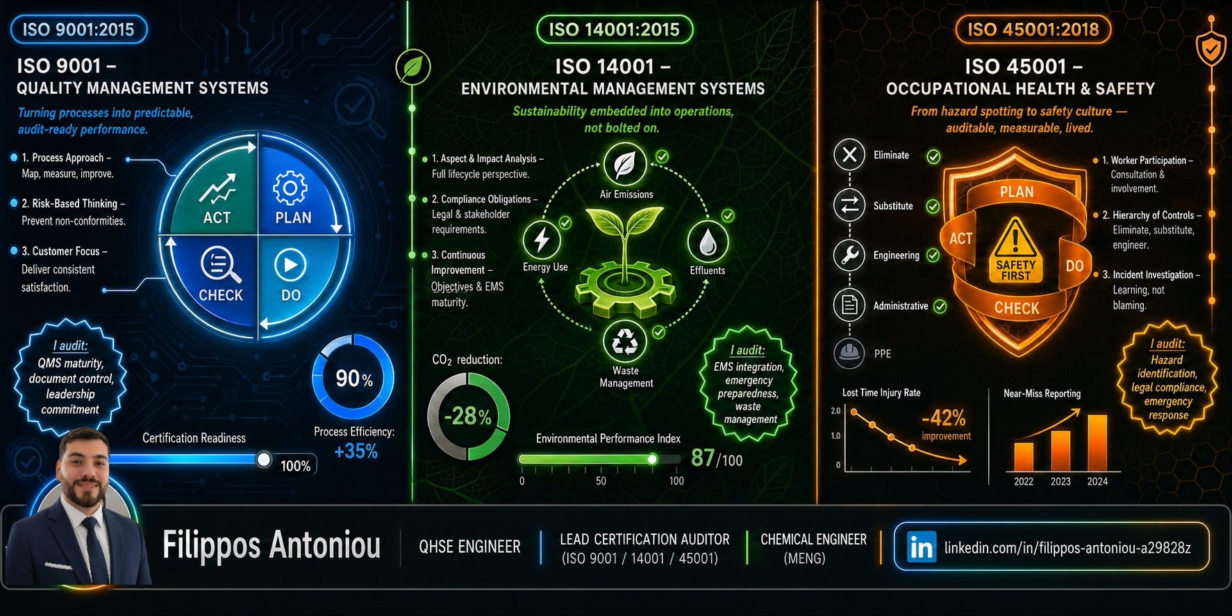  Project: Environmental Consulting and ISO Management Systems integration - Upwork thumbnail