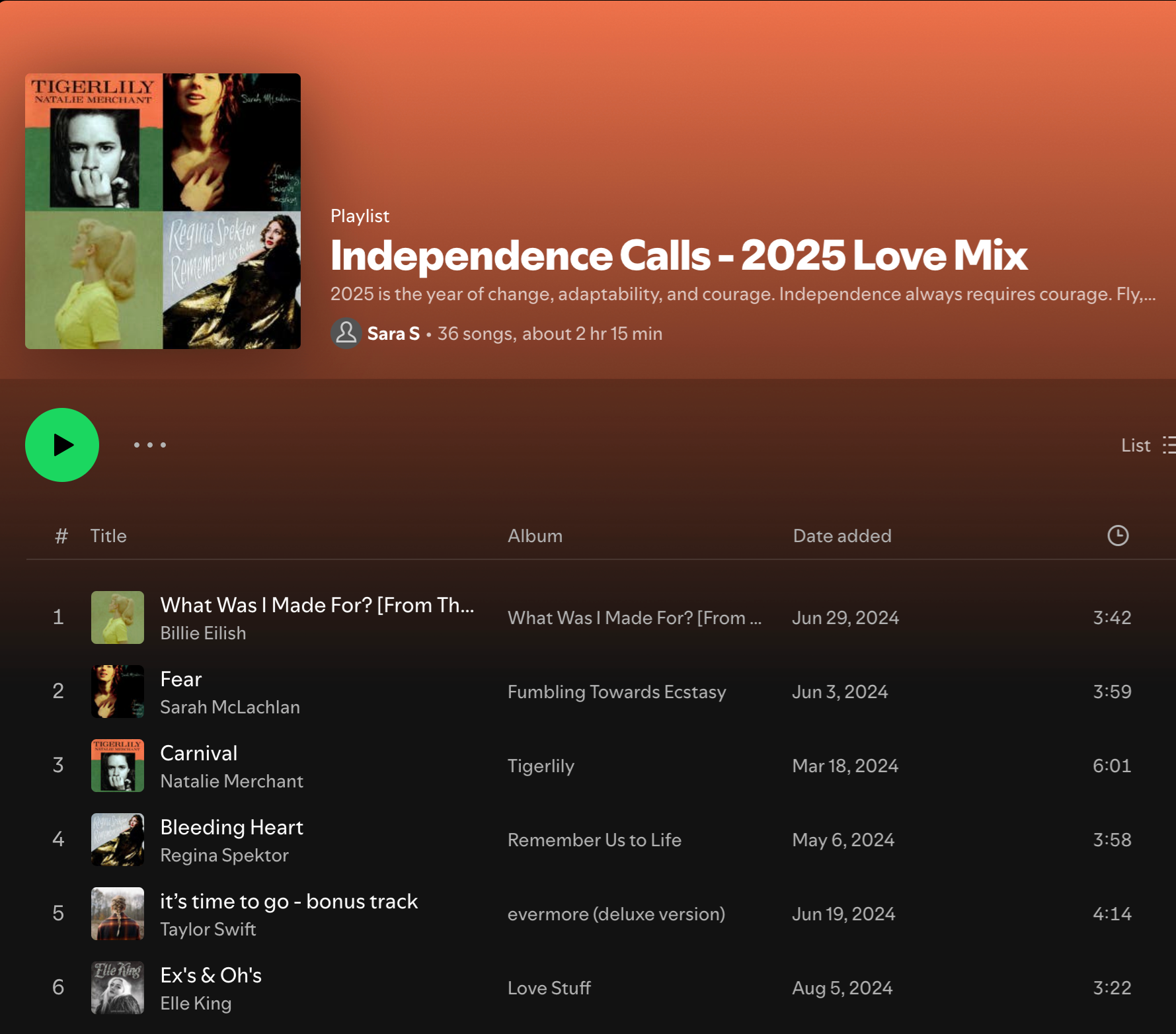 Listen to the 2025 Love Mix thumbnail