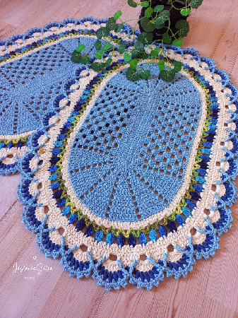 Curso Tapete Glamour Oval  thumbnail