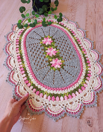 Curso Tapete Fiorela Oval  thumbnail