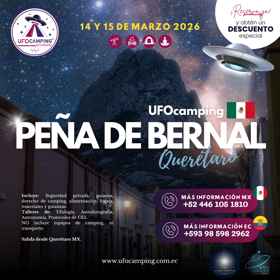 UFOcamping Peña de Bernal (MX) - 14 y 15 de marzo 2026 thumbnail