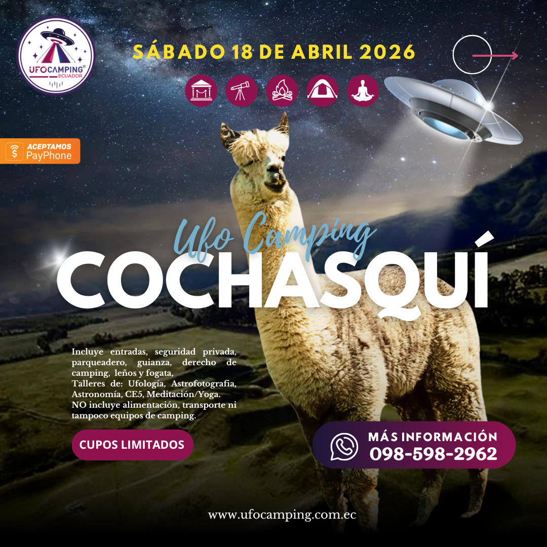 UFOcamping Cochasquí - 18 abril 2027 thumbnail