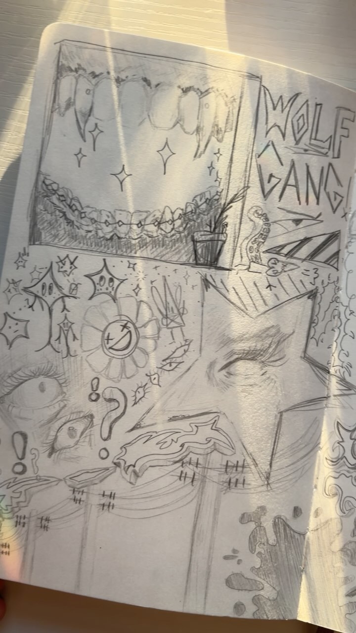 Yall have this draft ig? lol it’s an old sketch :) (AirPod lag is real 😭) #lurkingandstalking #heavenly