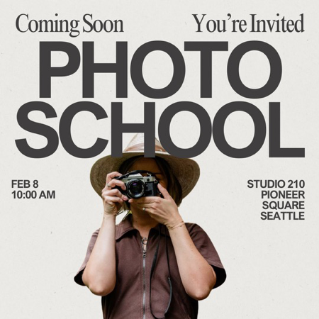 Photo School! Feb 8 | Get Tickets Here! thumbnail