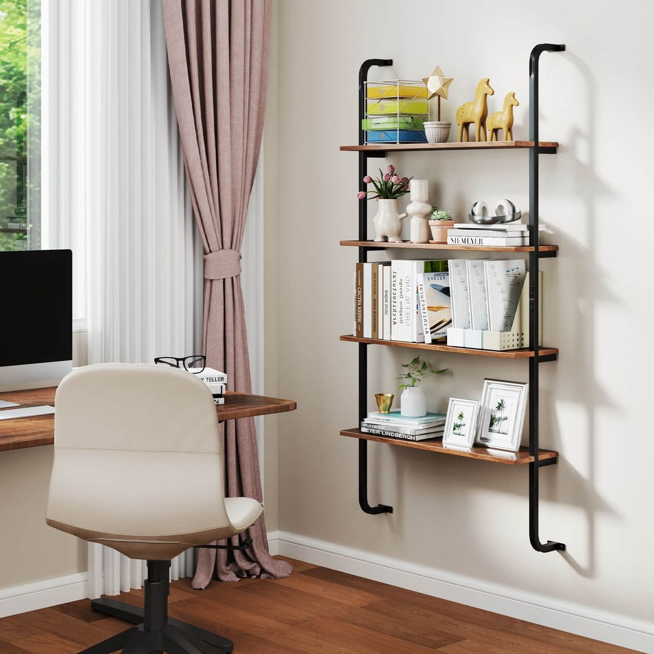 4-Tier Wall Mounted Storage Rack thumbnail