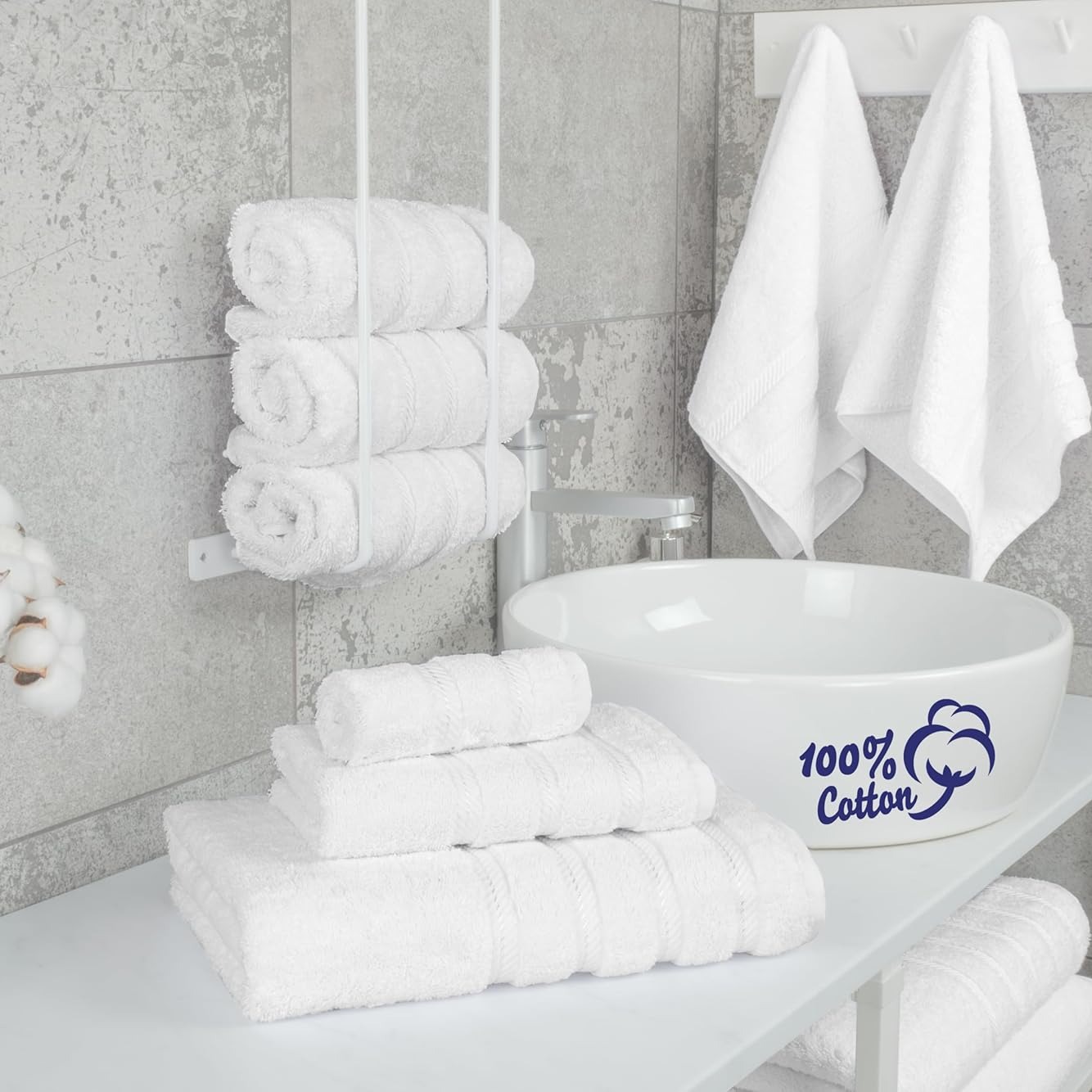 Luxury 6 Piece Towel Set  thumbnail