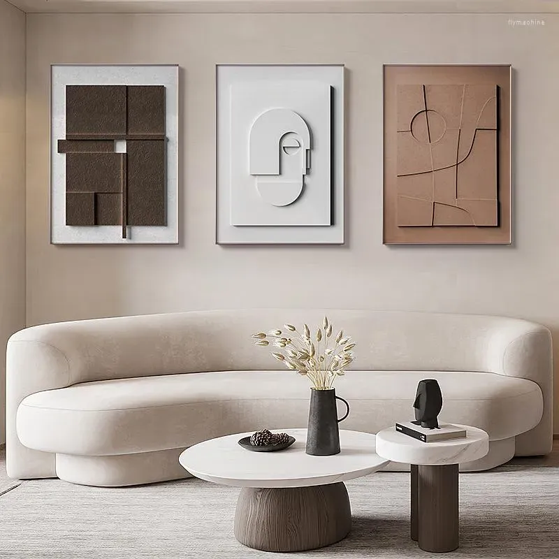 3D Modern Nordic Geometric Abstract Wall Art Sets   thumbnail