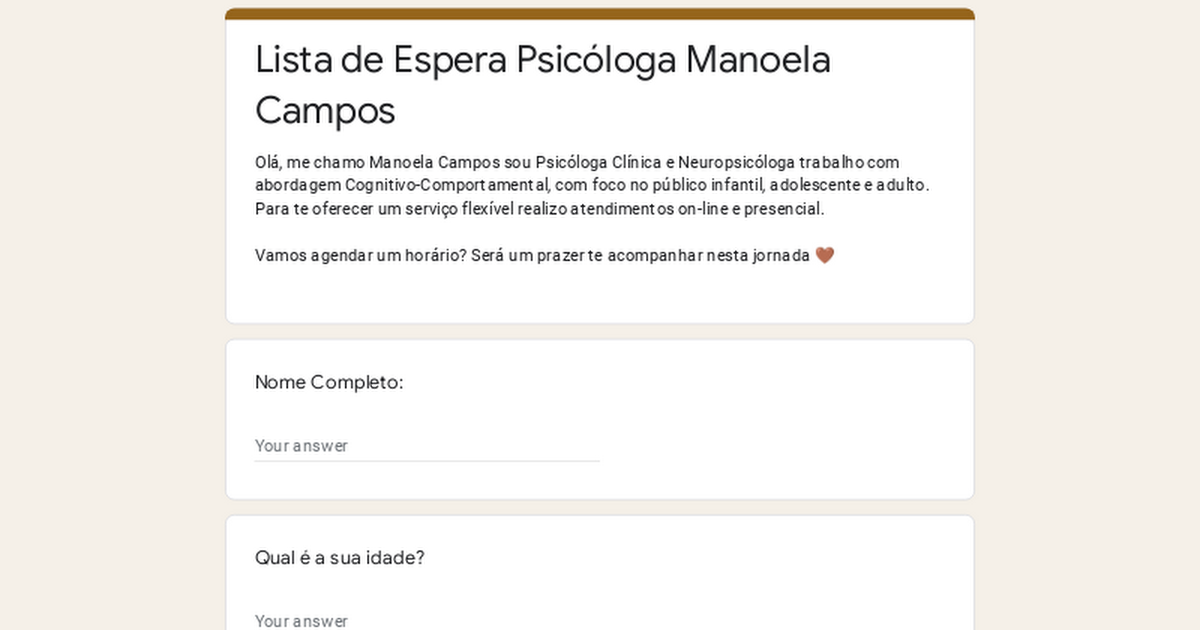 Lista de Espera Psicóloga Manoela Campos  thumbnail