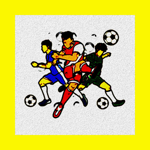 Super world cup football game anime painting mini gallery quality fine art print. Awesome Rave! - Woostardom's Ko-fi Shop thumbnail